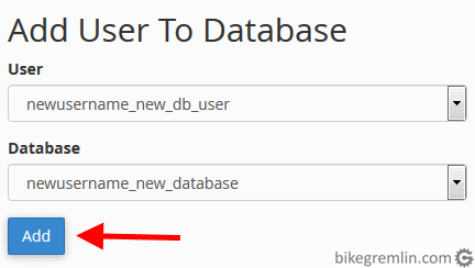 Adding a user to a database Picture 11