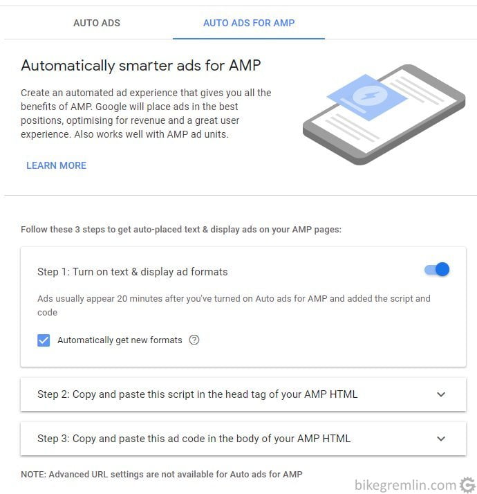 AdSense setup for AMP Picture 8