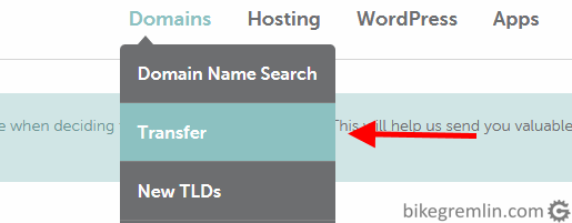 New domain registrar domain transfer options Picture 6