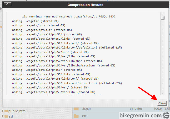 Compression results report Picture 6