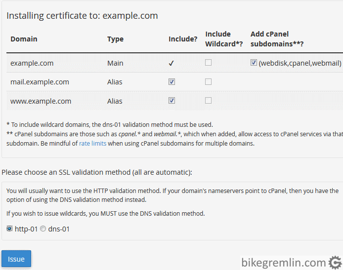 Choosing which certificates to issue and using which method Picture 25