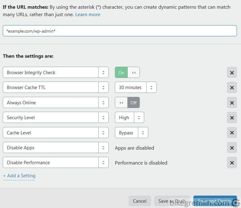 Disabling all caching for administrators Picture 4