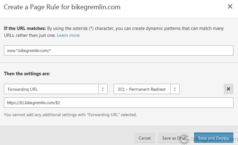 Subdomain Page Rule. Picture 6