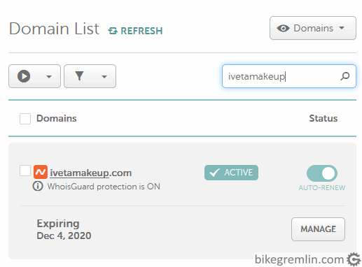 Transferred domain has been added to the domain list – job done! :) Picture 13