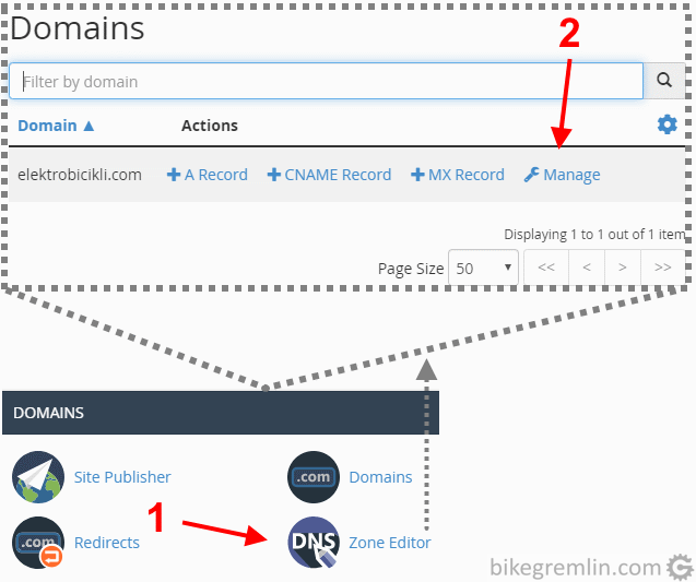 Как изменить dns в cpanel