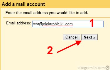 Enter your website's e-mail address Picture 10