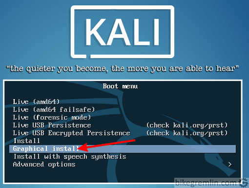 This manual is made for the Graphical install, so you can choose that