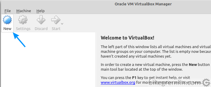 Now we need to create a new VM