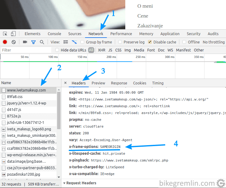 Check whether the x-frame-options have been updated, it should show "SAMEORIGIN"