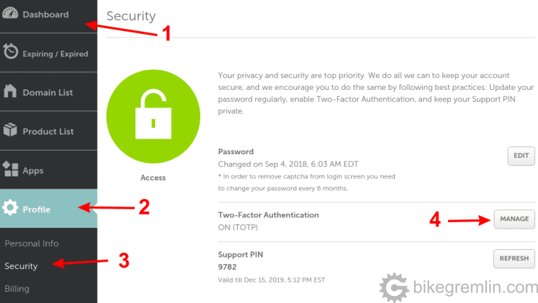 Enabling 2FA is fairly simple and straight forward