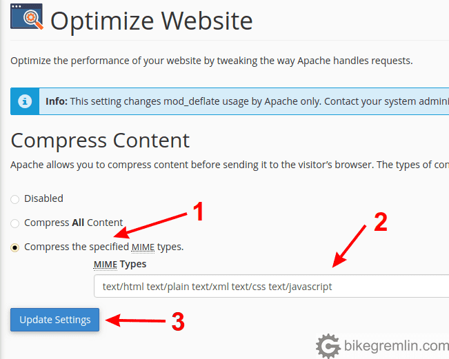 Enabling basic text content compression