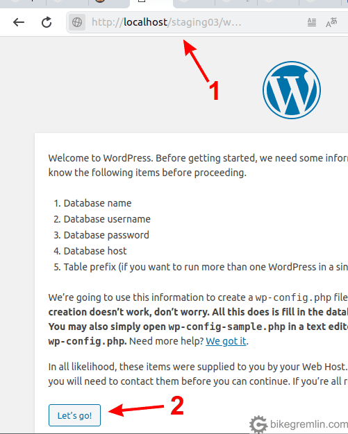 Famous WordPress "5-minute install"