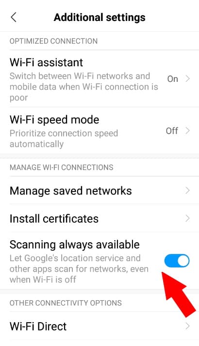 Wi-Fi Optimized Connectivity