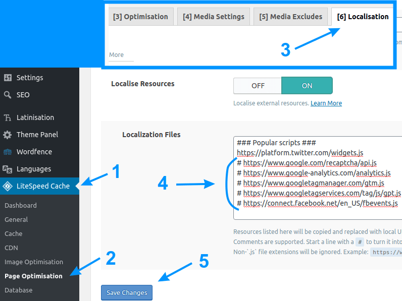 Fixing Google Analytics problem caused by LiteSpeed caching plugin