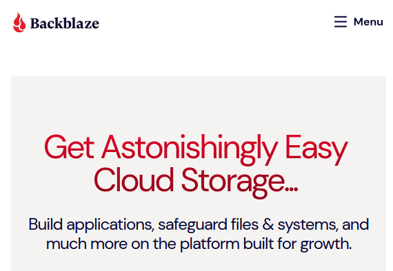 Backblaze B2 cloud storage bucket setup objašnjenje