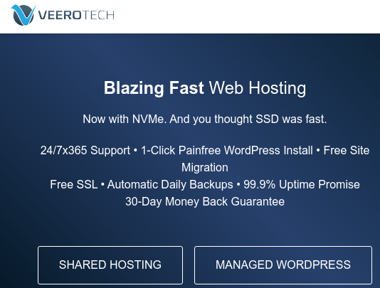 Veerotech hosting review - experience