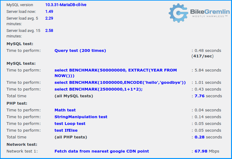 Osnovni testovi DB performansi - HostMantis