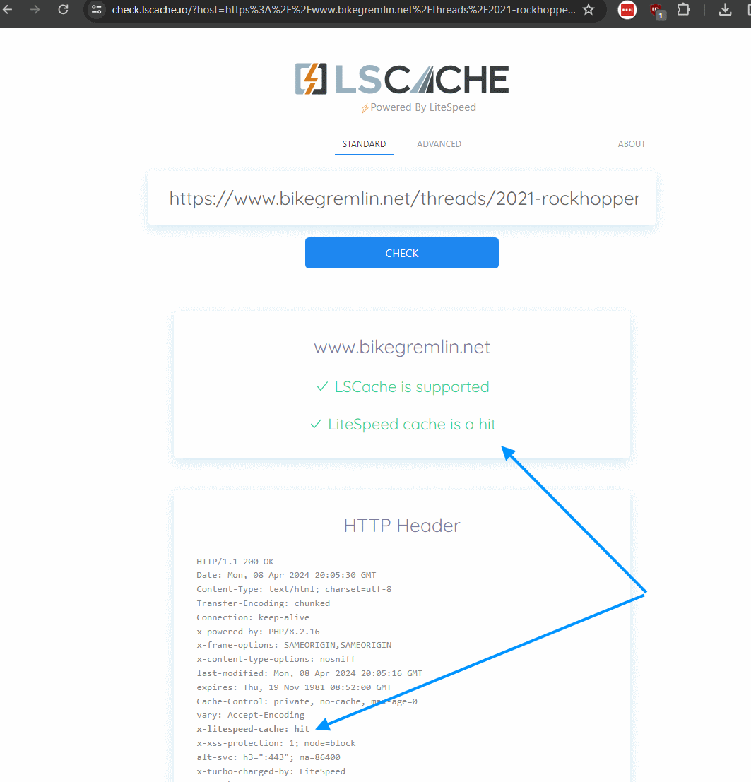 XenForo LiteSpeed cache is a hit! :)