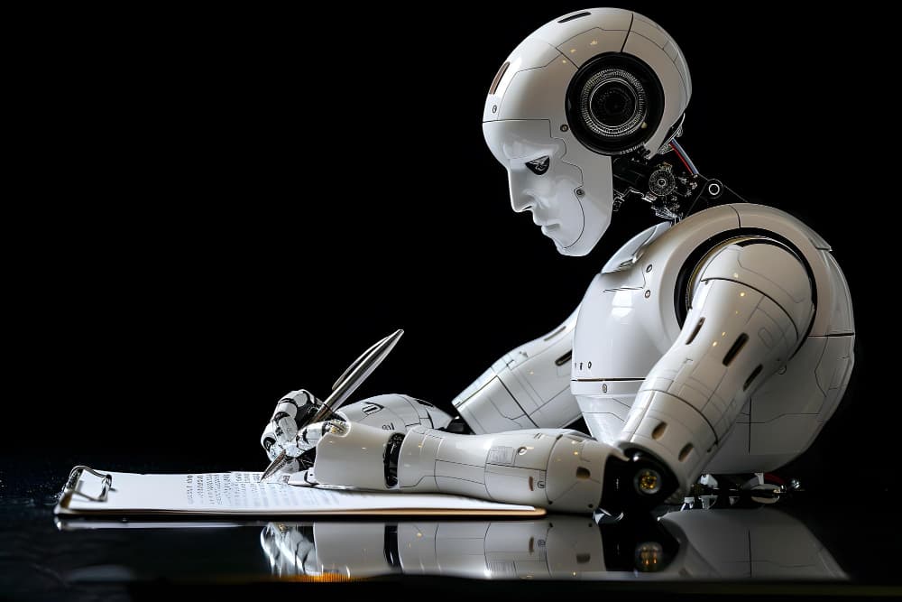 AI writing alone