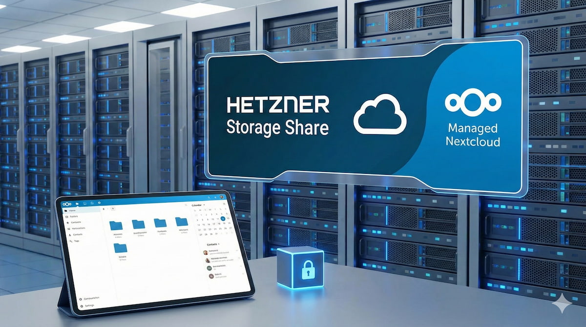 Hetzner Storage Share managed Nextcloud service
