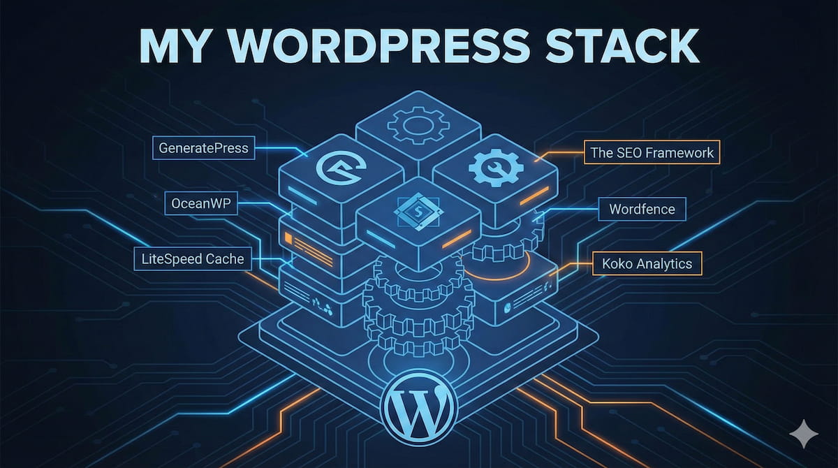 My Wordpress stack (themes and plugins)