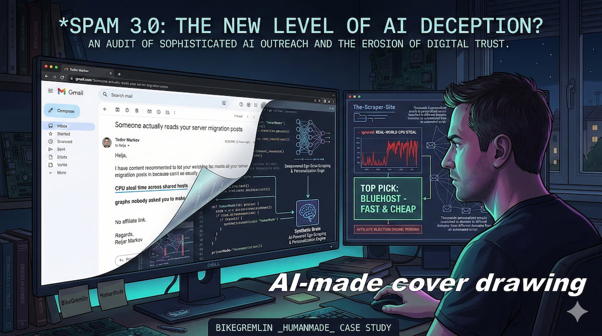 AI-made pitch emails, scraped websites and articles