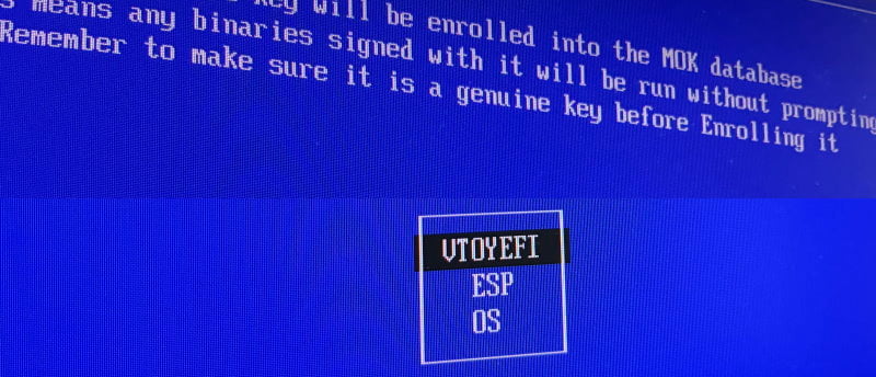 Select Ventoy's partition as source
