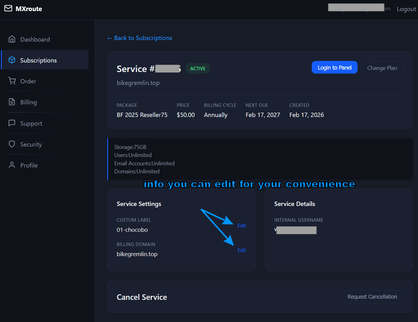 Labeling service(s) so you can easily remember what is what